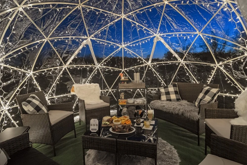 Igloos on the Green Open for Reservations