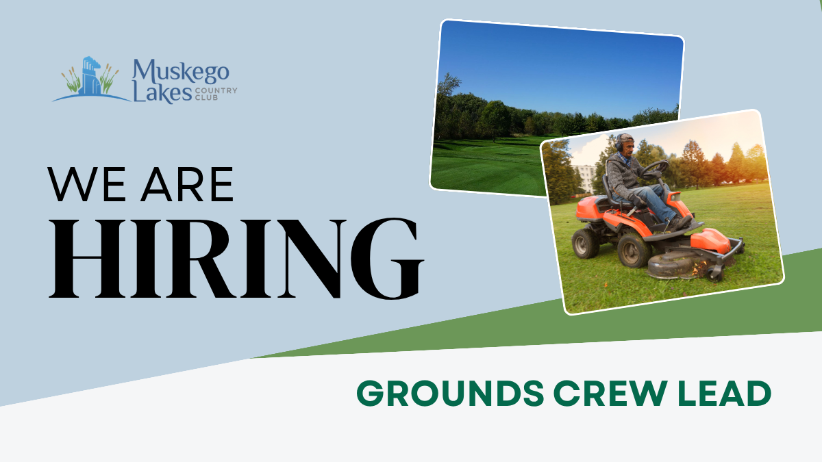 Now Hiring – Grounds Crew Lead
